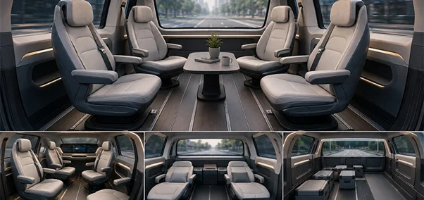 Modular and Reconfigurable Seating Architectures for Autonomous Mobility