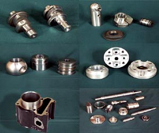 Precision machined engine components