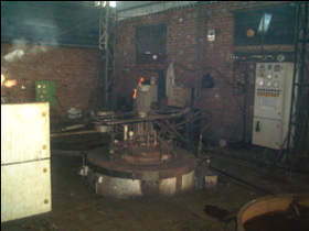 In Gas Carborizing Plant